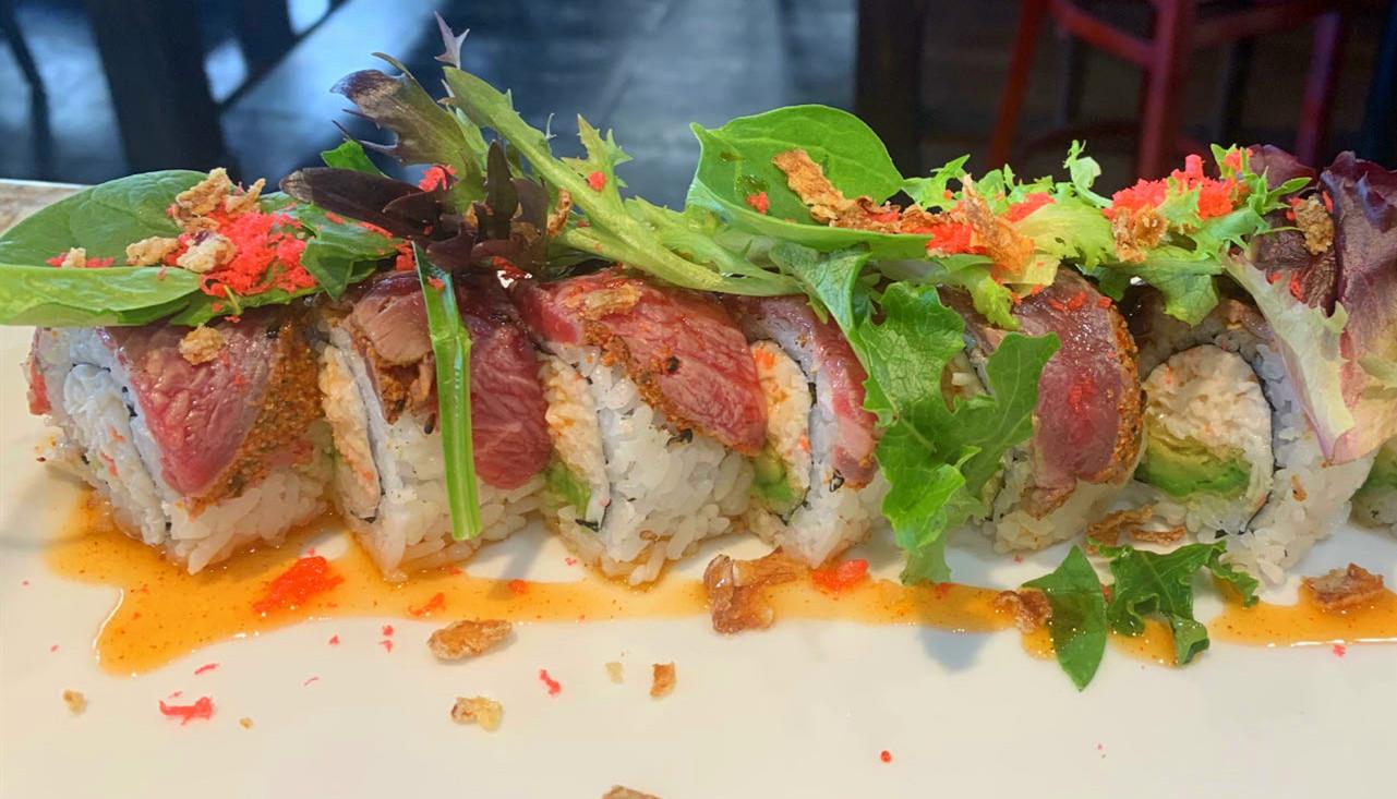 *Sushi and Steak Roll